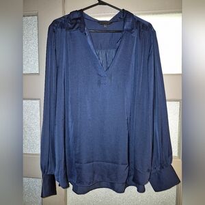 Banana Republic Navy Blue Blouse
